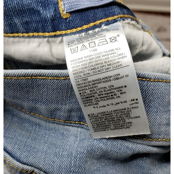 SOLD-Adjustable Girl's Jean's, Size 12 - Picture 6 of 6